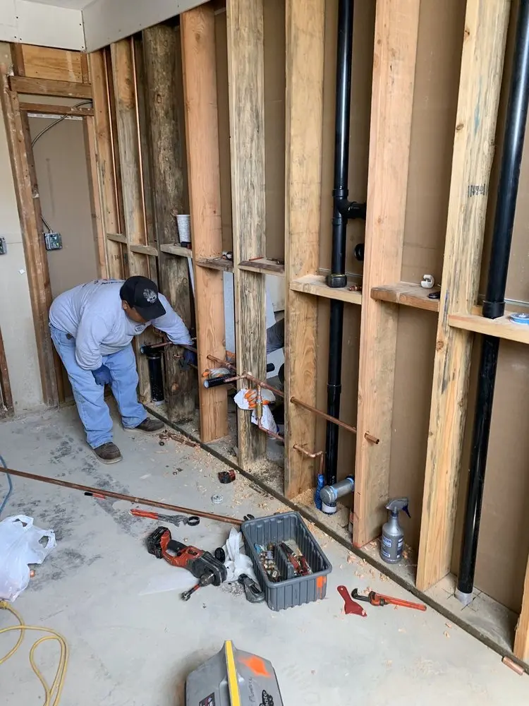 Commercial rough-in plumbing for Gas Line Repair in Kenton